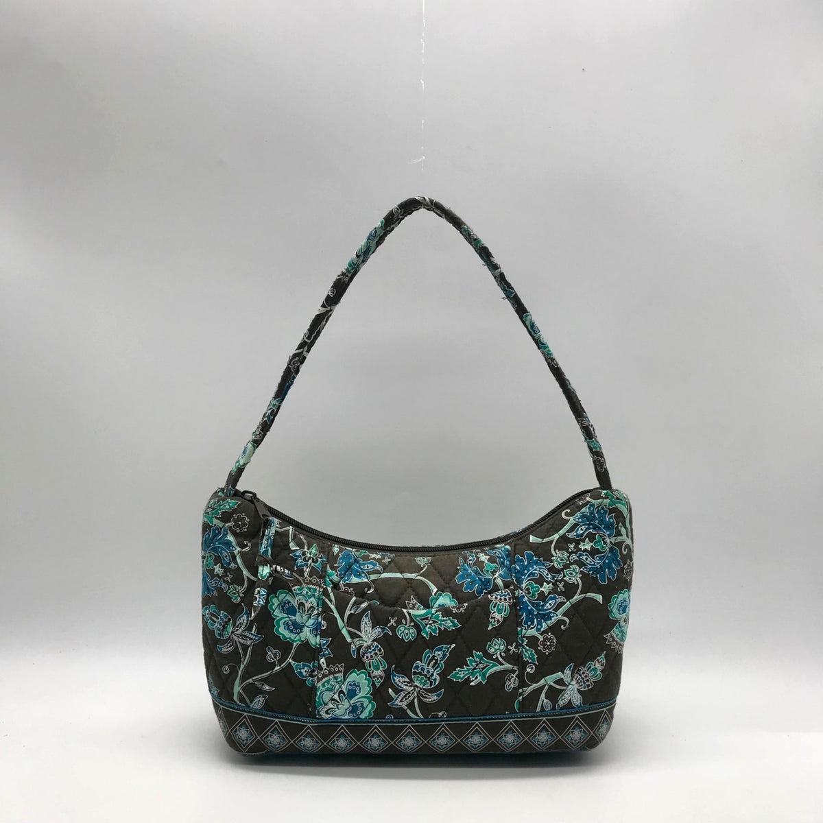 Tanya Lee Brown Quilted Cotton Shoulder Bag
