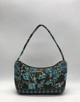 Tanya Lee Brown Quilted Cotton Shoulder Bag