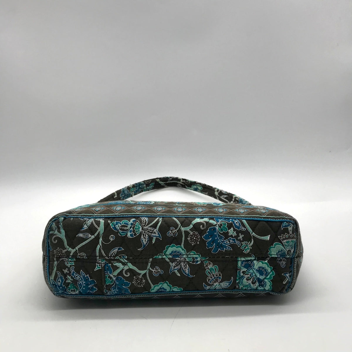 Tanya Lee Brown Quilted Cotton Shoulder Bag