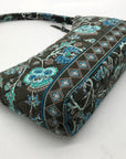 Tanya Lee Brown Quilted Cotton Shoulder Bag