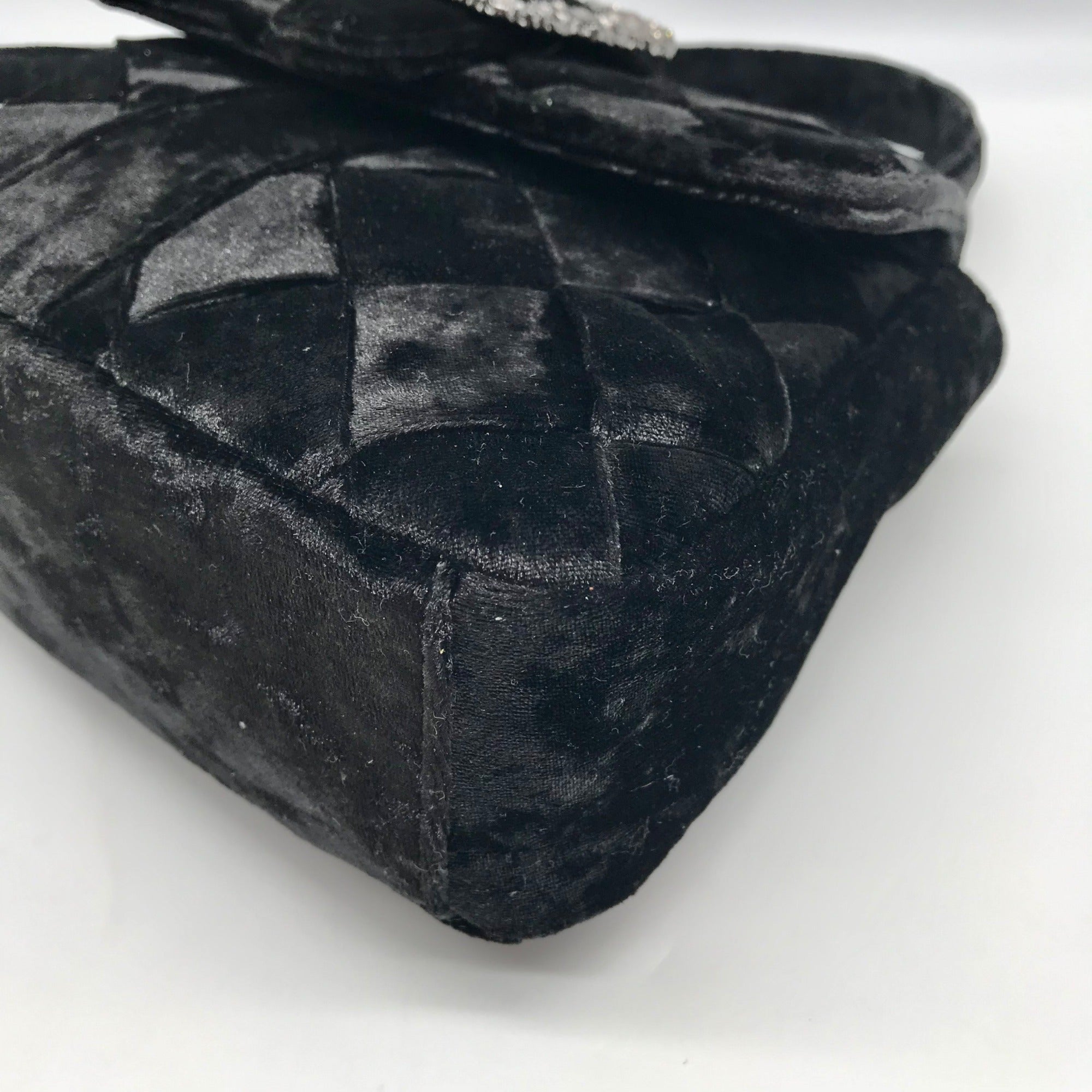 Sam Edelman Black Velvet Handbag