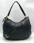 Michael Kors Black Pebbled Leather Convertible Shoulder Bag