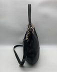 Michael Kors Black Pebbled Leather Convertible Shoulder Bag