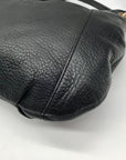 Michael Kors Black Pebbled Leather Convertible Shoulder Bag