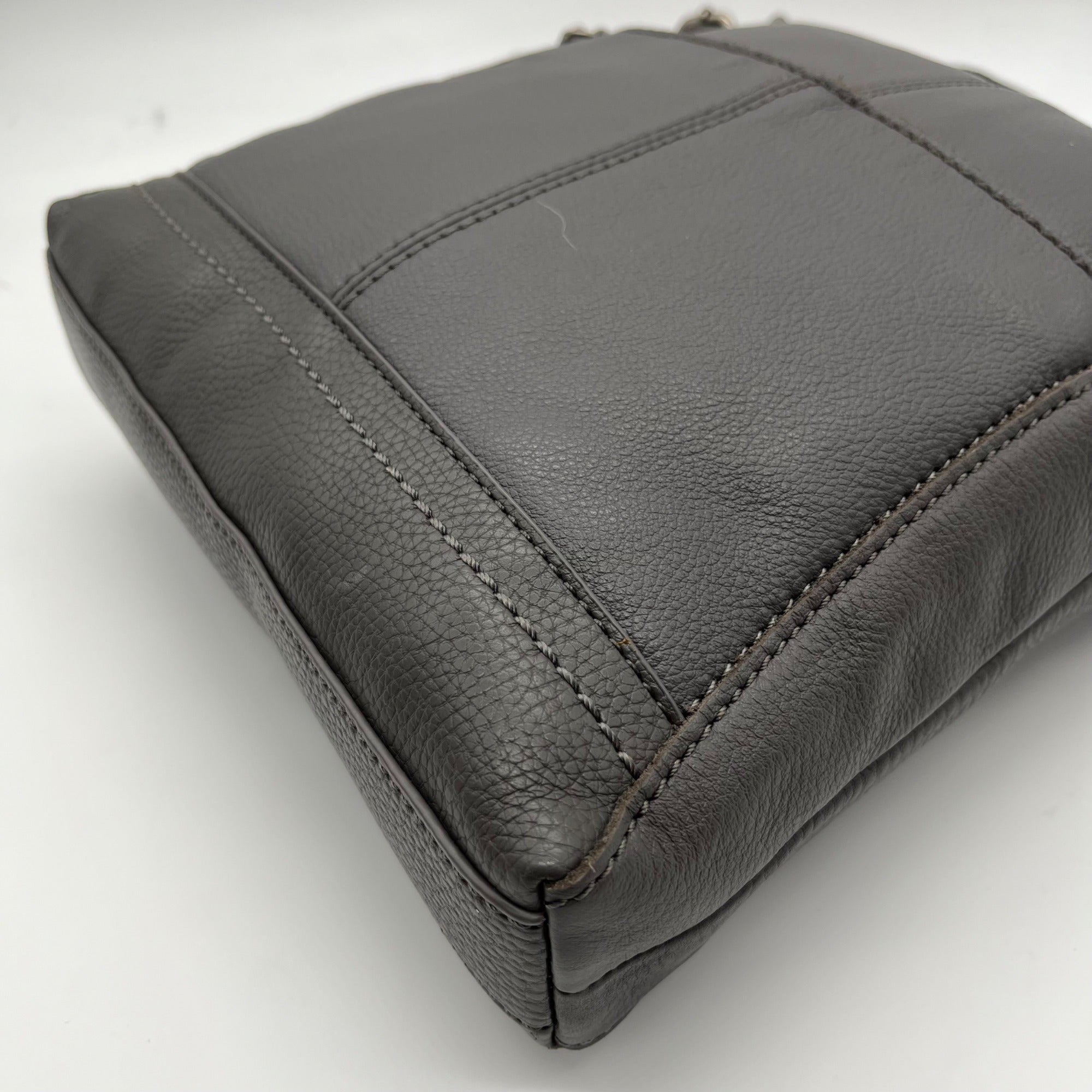 The Sak Slate Pebbled Leather Lucia Crossbody Bag