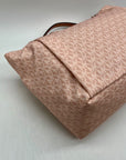 Michael Kors Pink Georgia Extra Large Top Zip Tote Bag
