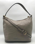 Kate Spade Gray Pebbled Leather Prospect Place Kaia Shoulder Bag