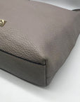 Kate Spade Gray Pebbled Leather Prospect Place Kaia Shoulder Bag