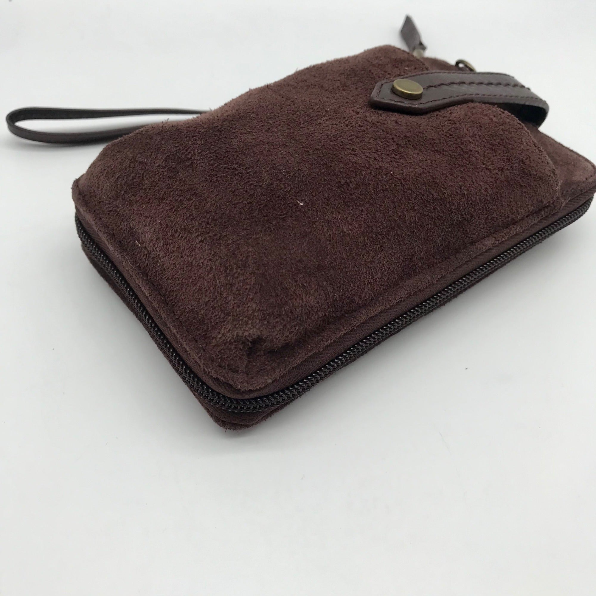 The Sak Mahogany Suede Silverlake Smartphone Crossbody Bag