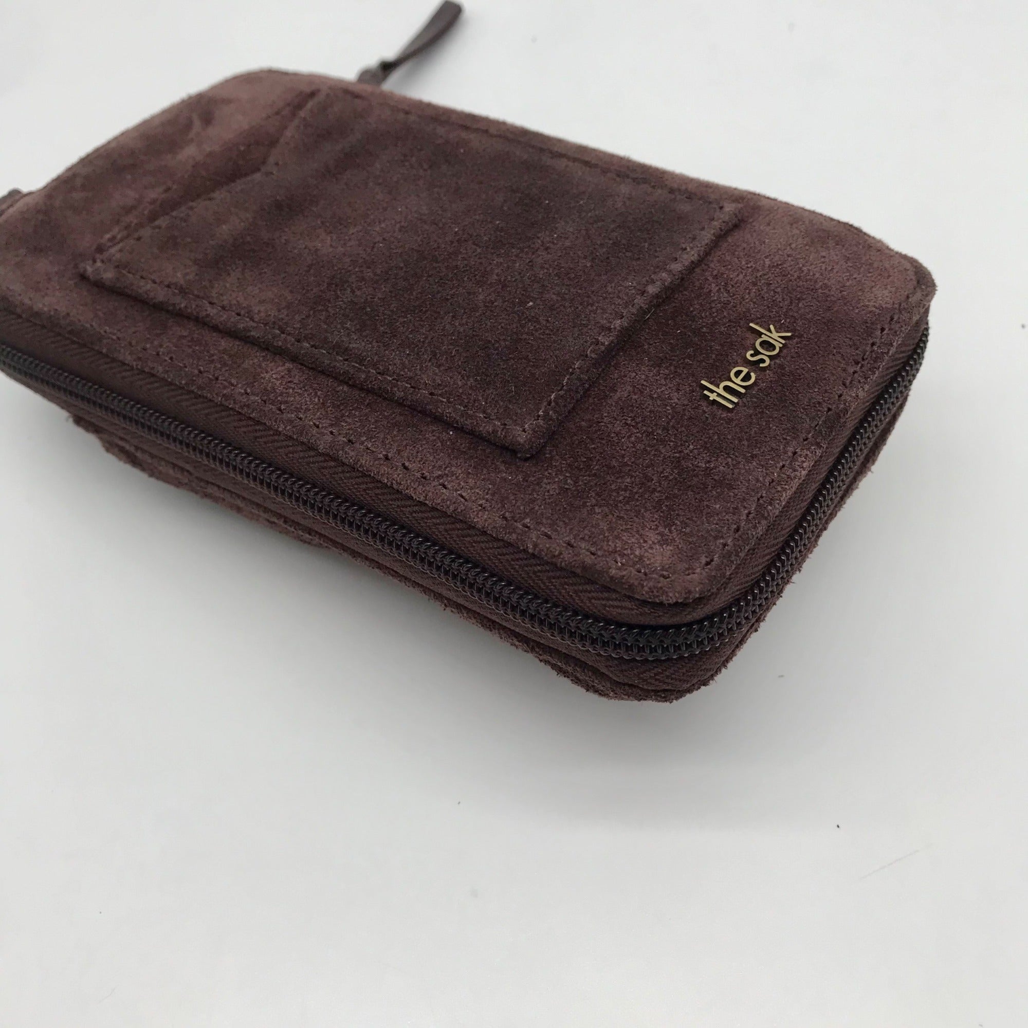 The Sak Mahogany Suede Silverlake Smartphone Crossbody Bag