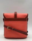 Dooney & Bourke Coral Pebbled Leather Toggle Crossbody