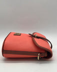 Dooney & Bourke Coral Pebbled Leather Toggle Crossbody