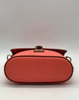 Dooney & Bourke Coral Pebbled Leather Toggle Crossbody