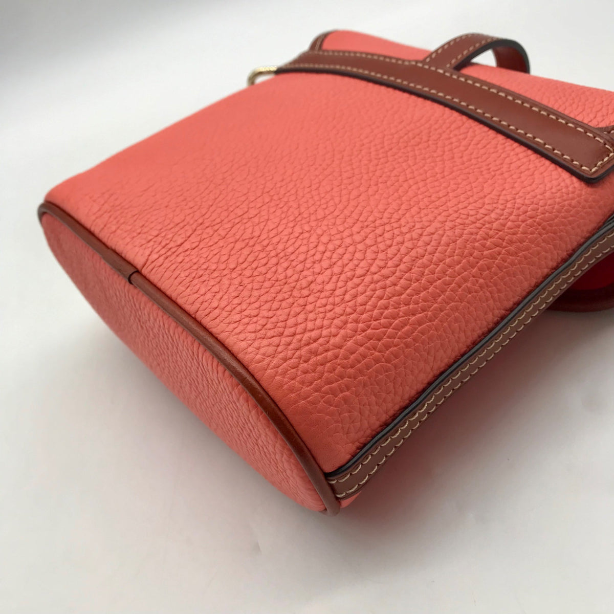 Dooney &amp; Bourke Coral Pebbled Leather Toggle Crossbody