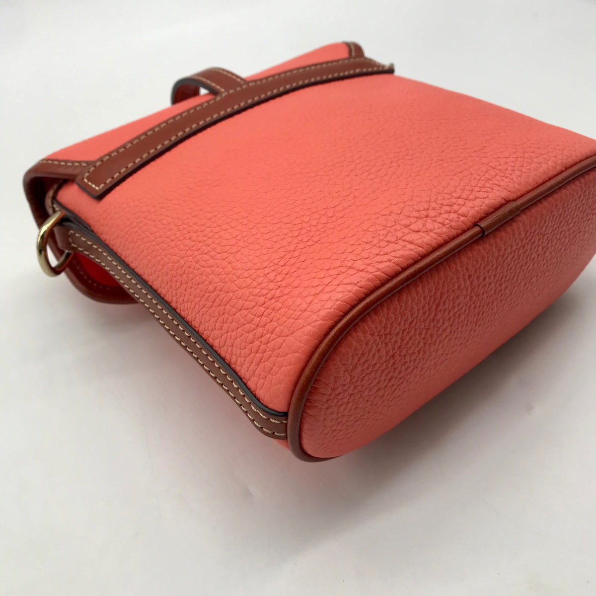Dooney &amp; Bourke Coral Pebbled Leather Toggle Crossbody
