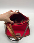Dooney & Bourke Coral Pebbled Leather Toggle Crossbody
