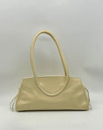 Staud Maude Beige Leather Shoulder Bag