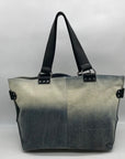 Steve Madden Denim Balisia Tote Bag With Wallet