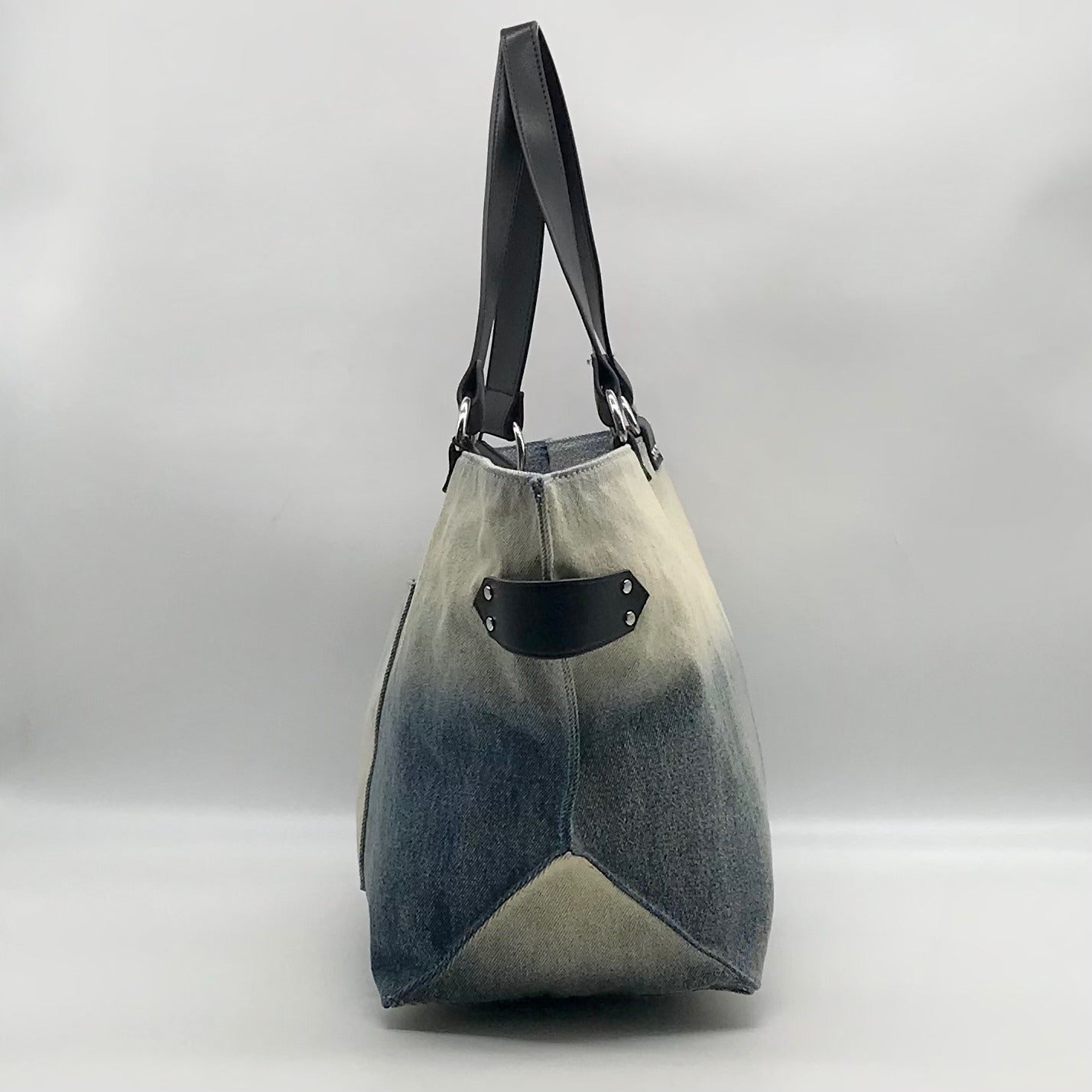 Steve Madden Denim Balisia Tote Bag With Wallet
