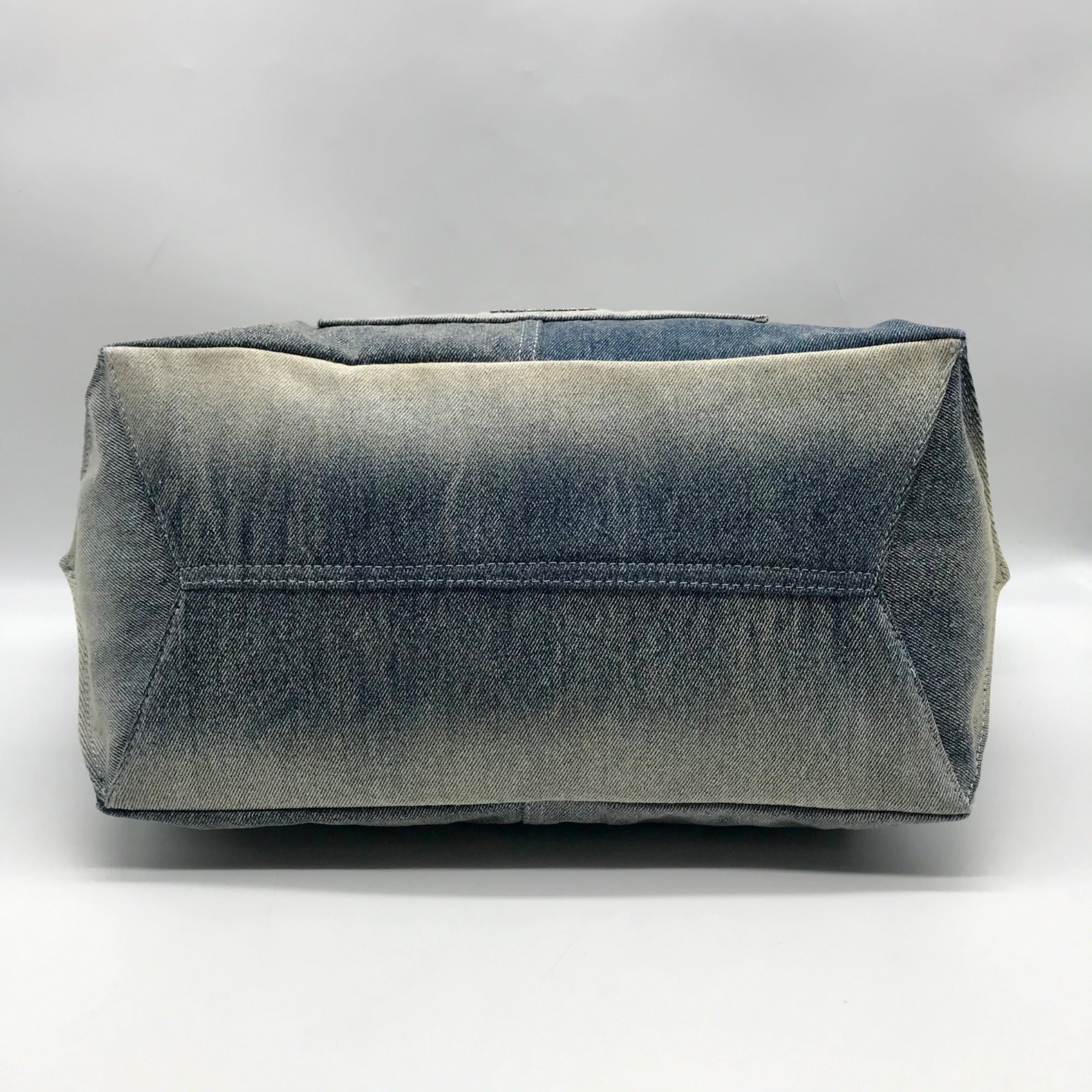Steve Madden Denim Balisia Tote Bag With Wallet