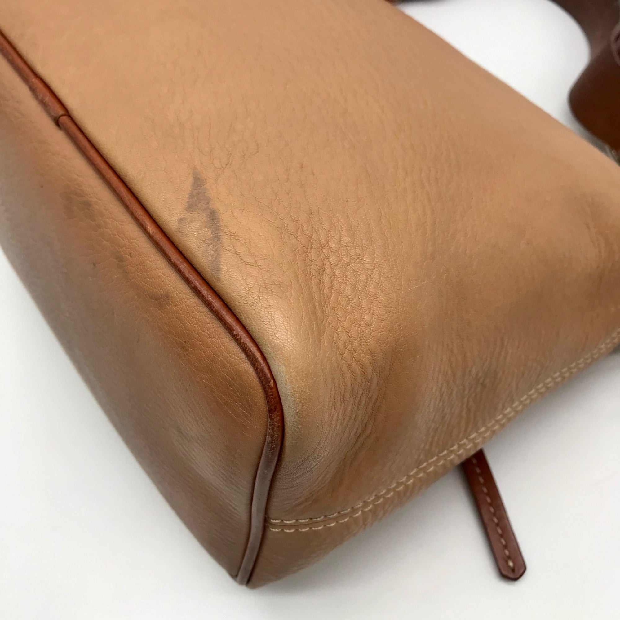 Dooney &amp; Bourke Sandy &amp; Honey Trim Small Stretch Slouch