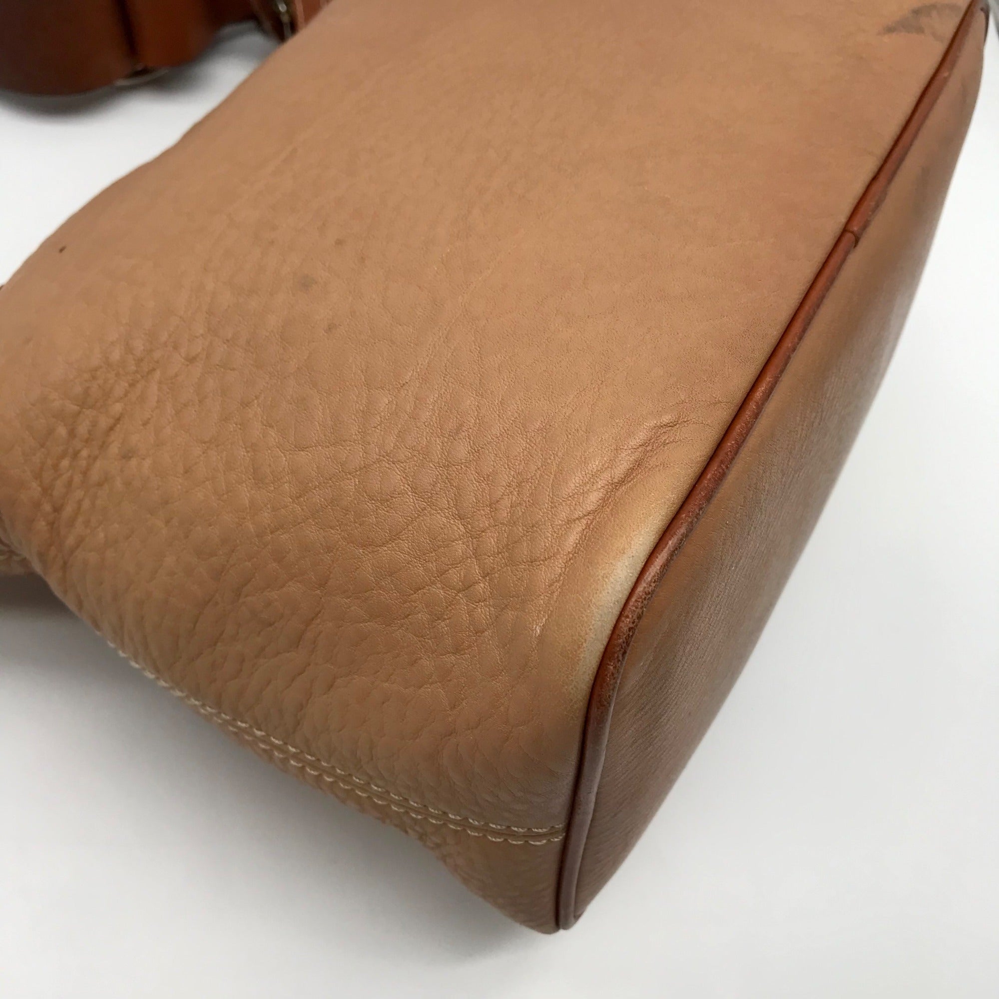 Dooney &amp; Bourke Sandy &amp; Honey Trim Small Stretch Slouch