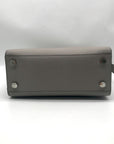 Michael Kors Grey Saffiano Selma Medium Convertible Satchel