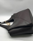 I.N.C. Dark Brown Liliah Large Seamed Tote Bag