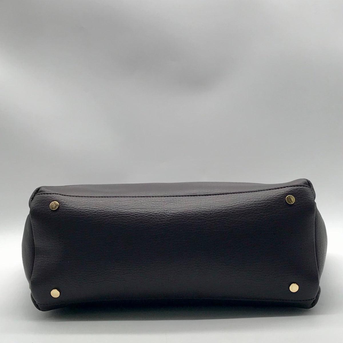 I.N.C. Dark Brown Liliah Large Seamed Tote Bag