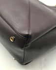 I.N.C. Dark Brown Liliah Large Seamed Tote Bag