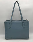 Coach Light Blue Leather Nina Tote Bag CR096