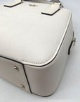 Kate Spade Cameron Street Little Babe White Saffiano Leather Crossbody Satchel