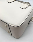 Kate Spade Cameron Street Little Babe White Saffiano Leather Crossbody Satchel