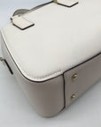 Kate Spade Cameron Street Little Babe White Saffiano Leather Crossbody Satchel