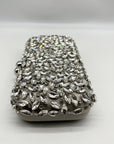 I.N.C. International Concepts Silver East West Embellished Minaudiere Clutch