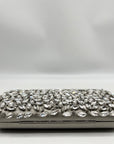 I.N.C. International Concepts Silver East West Embellished Minaudiere Clutch