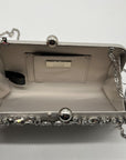 I.N.C. International Concepts Silver East West Embellished Minaudiere Clutch