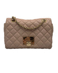 Michael Kors Pink Quilted Leather Sloan Convertible Crossbody Bag