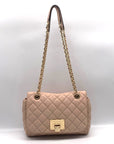 Michael Kors Pink Quilted Leather Sloan Convertible Crossbody Bag