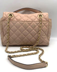 Michael Kors Pink Quilted Leather Sloan Convertible Crossbody Bag