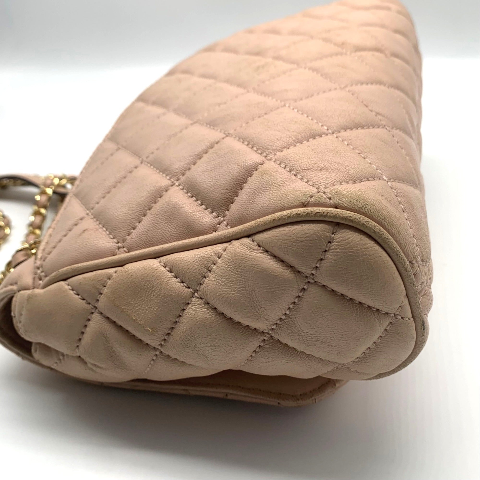 Michael Kors Pink Quilted Leather Sloan Convertible Crossbody Bag