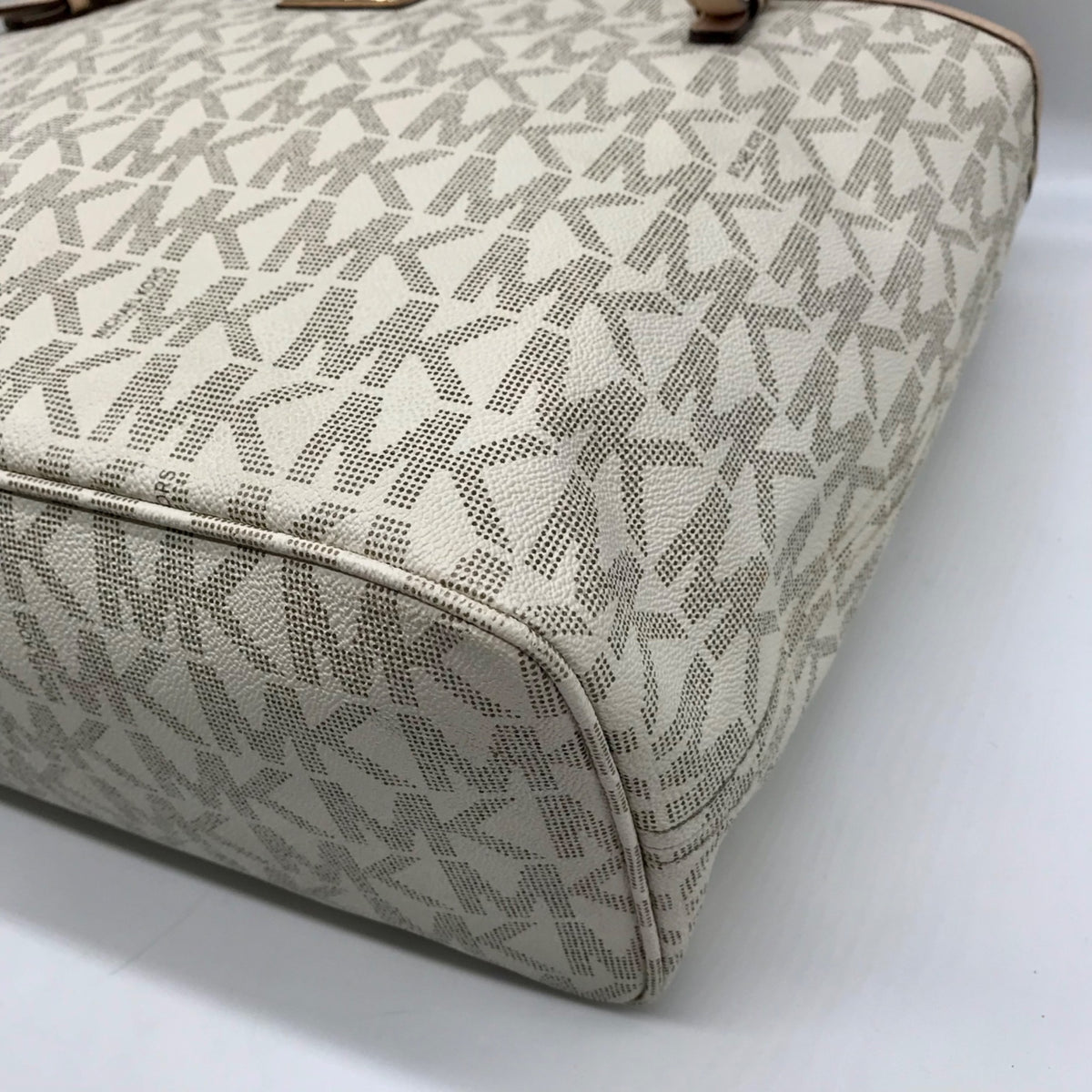 Michael Kors Vanilla Monogram Diaper Tote Bag