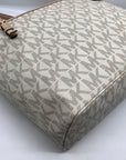Michael Kors Vanilla Monogram Diaper Tote Bag