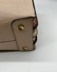 Michael Kors Beige Pebbled Leather Mercer Tote