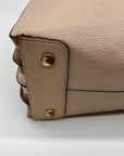 Michael Kors Beige Pebbled Leather Mercer Tote