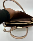 Michael Kors Beige Pebbled Leather Mercer Tote