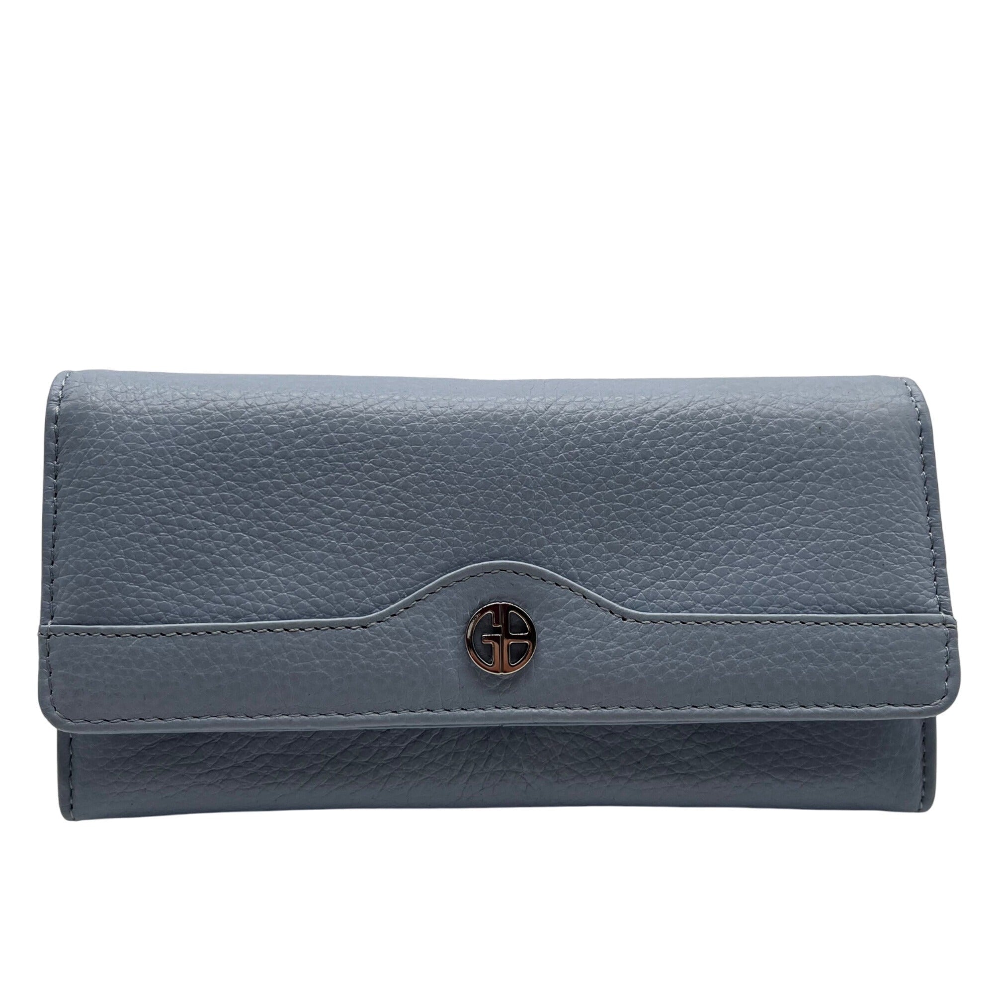 Giani Bernini Chambray Pebble Leather Receipt Wallet