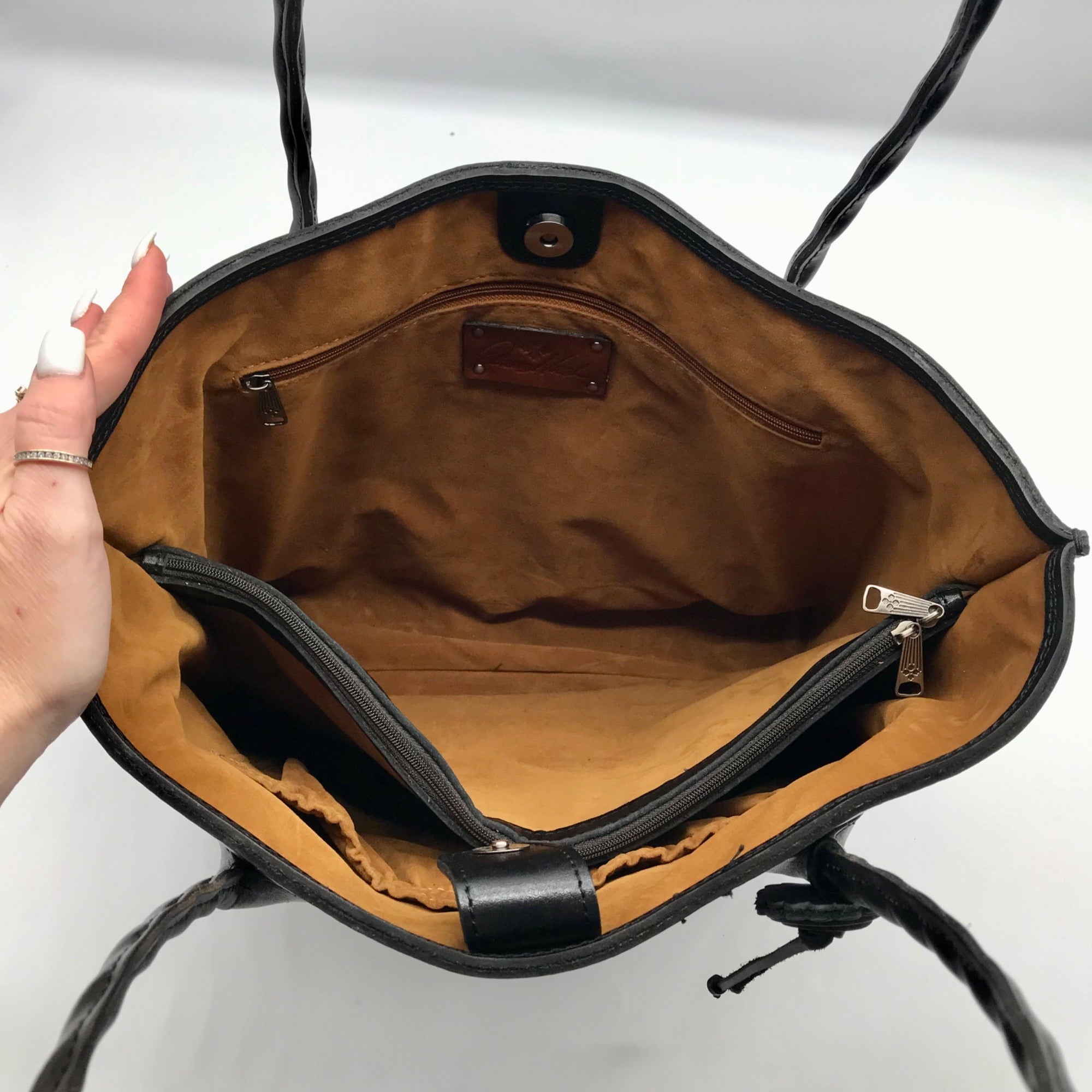 Patricia Nash Black Eastleigh Tote Bag