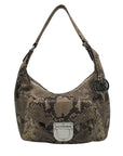 Michael Kors Python Embossed Hobo Bag