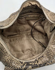 Michael Kors Python Embossed Hobo Bag